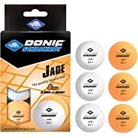 Donic-Schildkröt Pelotas de Tenis de Mesa Jade- Calidad Poly 40+- Paquete con 6 unidades